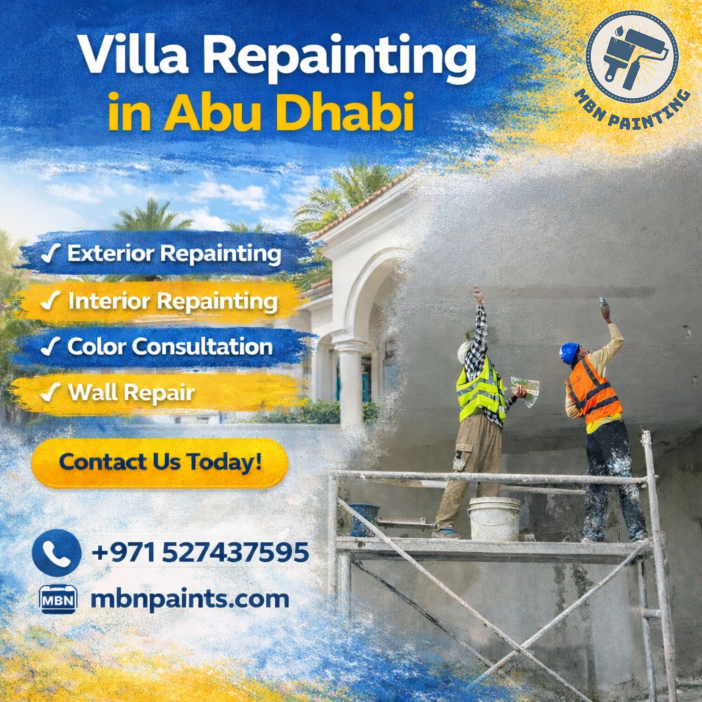 Villa Repainting in Abu Dhabi
