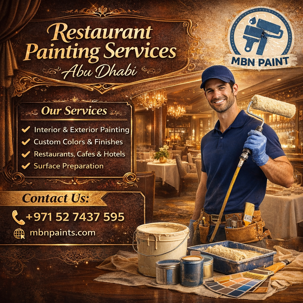 Restaurant painting services Abu Dhabi