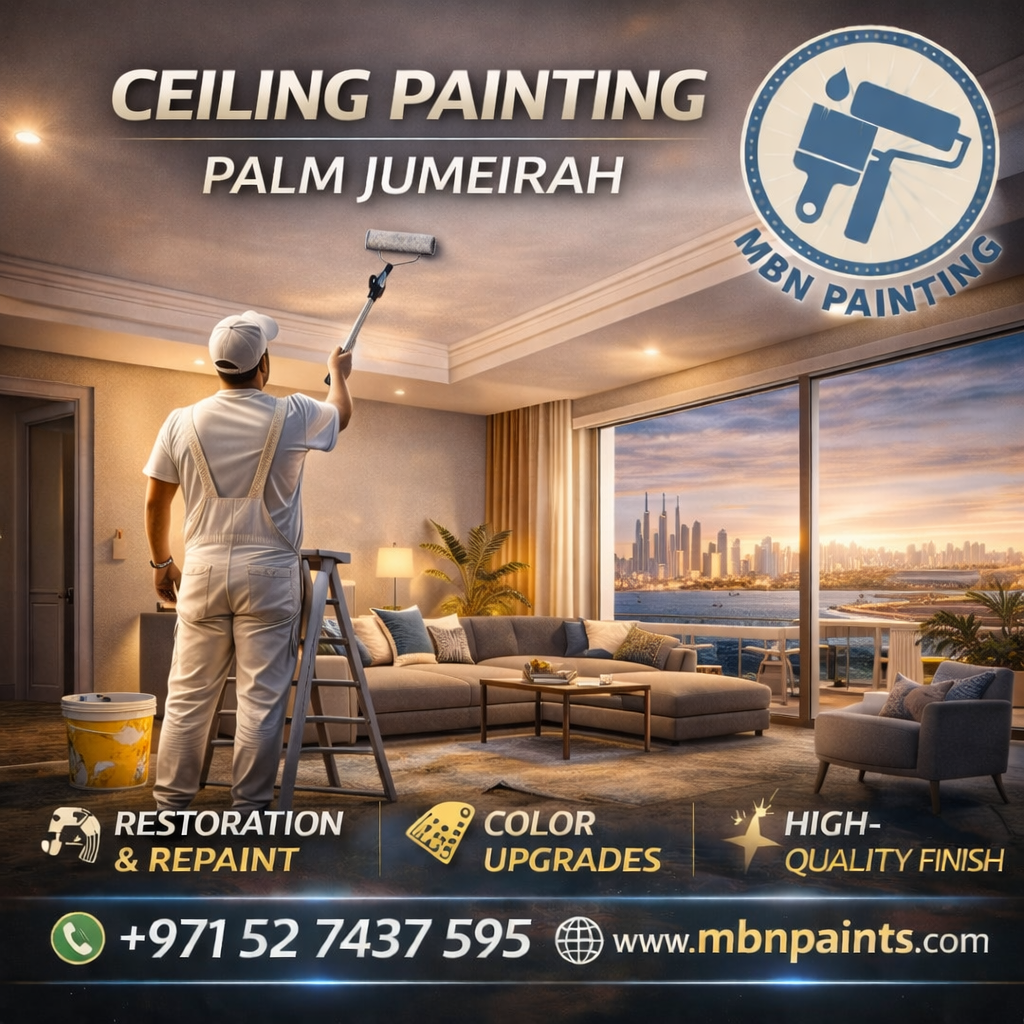 Ceiling Painting in Palm Jumeirah