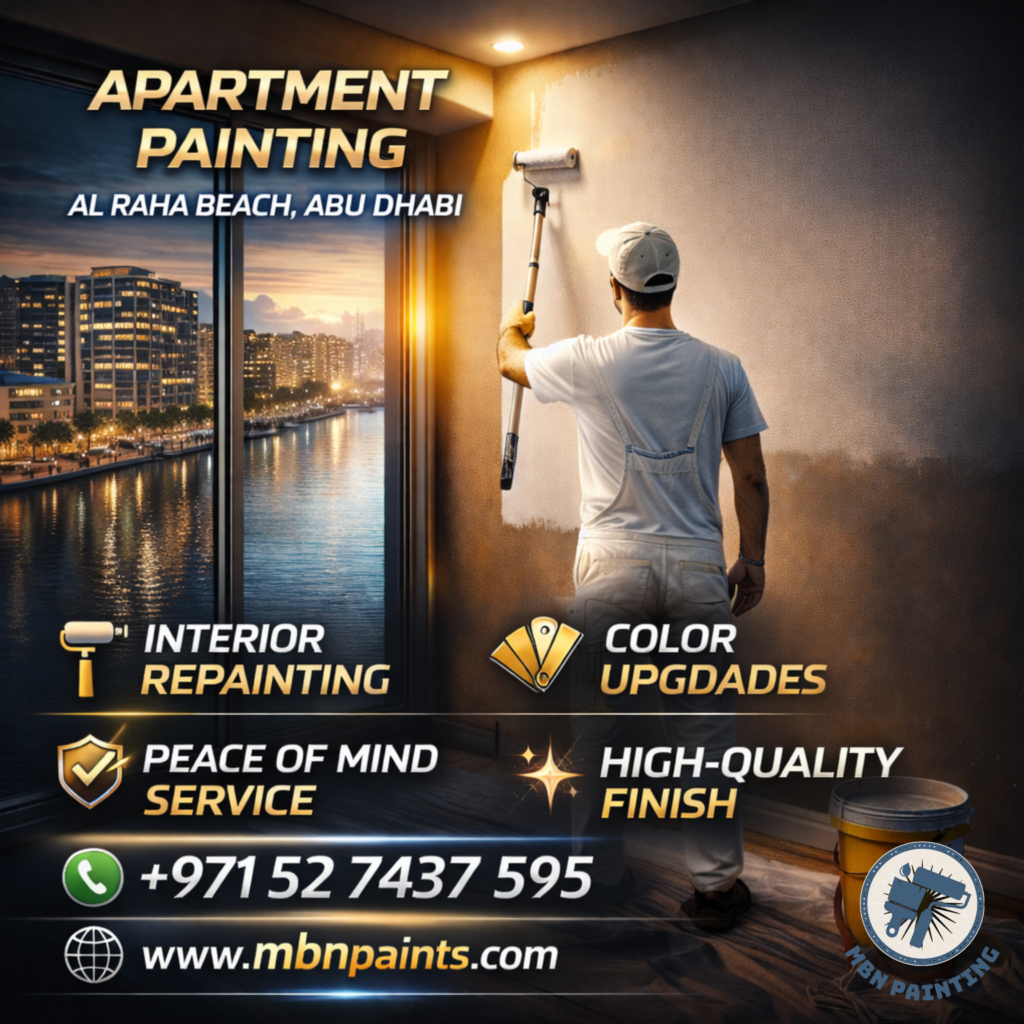 apartment painting Al Raha Beach Abu Dhabi